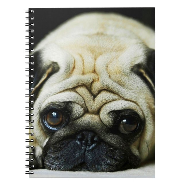 Cute Pug Notebook (Front)