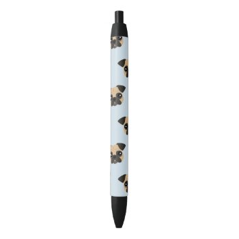 Cute Pug Pen by JKLDesigns at Zazzle