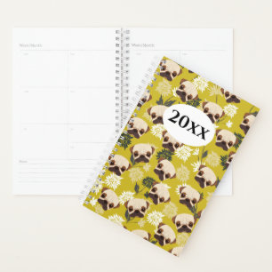 Cute Pug Planner Notebook