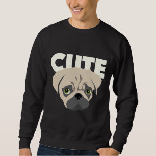 Cute Pug - Pug Mom. Pug Dad, Pug Lover  Essential  Sweatshirt