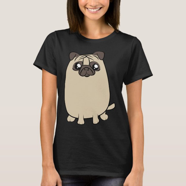 Cute pug pugs dog pet small dog pug Essential T-Sh T-Shirt (Front)