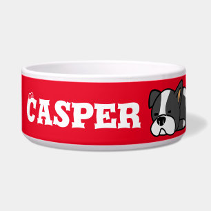 Cute Pug Puppy Dog Ceramic Pet Bowl