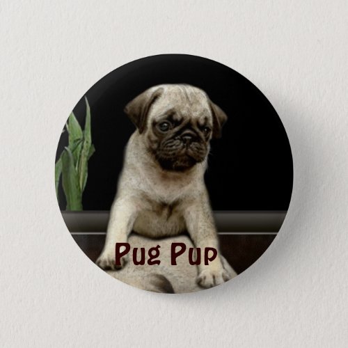 Cute Pug Puppy Dog_lovers Gift Series Pinback Button
