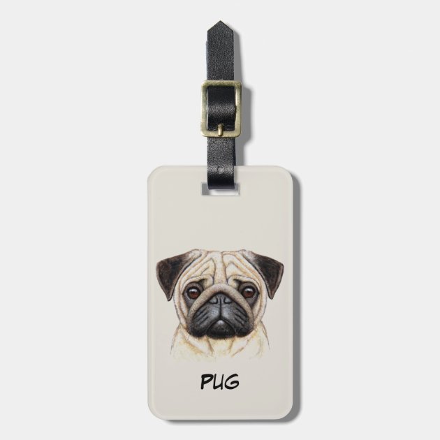 Pug 2025 luggage tag