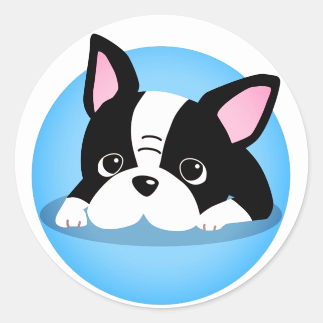 Cute Pug Puppy - Sticker (Front)