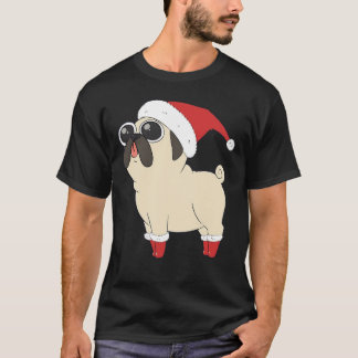 Cute Pug Santa Christmas Essential  189 T-Shirt