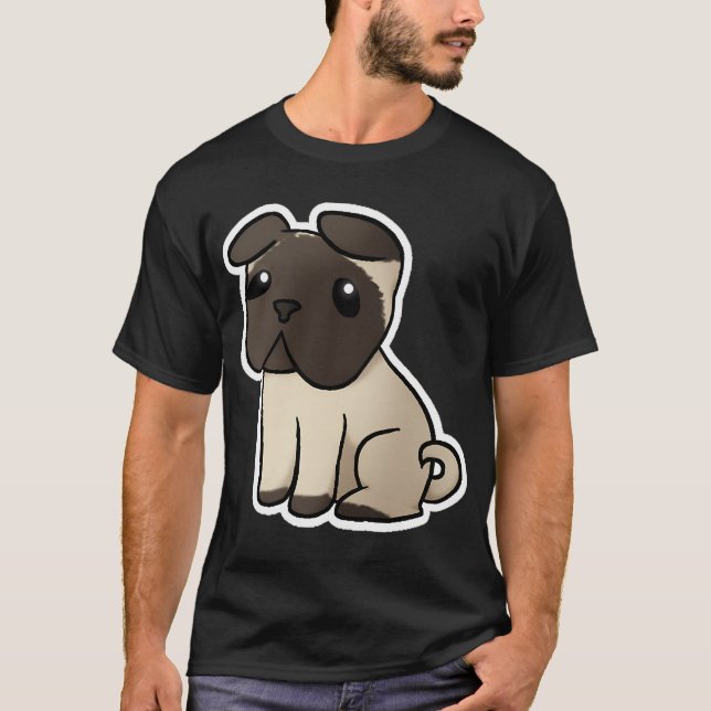 Cute Pug T-Shirt (Front)