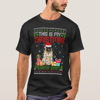 Cute Pug This Is My Christmas Pajama T-Shirt