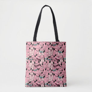 Cute Pug Tote Bag