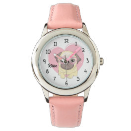 Cute Pug Watch