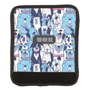 Cute Pugs Luggage Handle Wrap