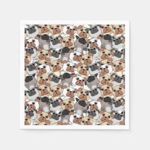 Cute Pugs Napkins