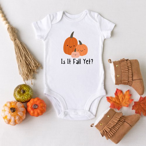Cute Pumpkin Baby Bodysuit 