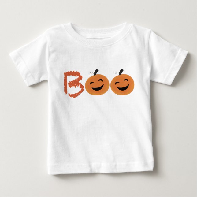 Cute Pumpkin Baby T-shirt 1st Halloween (Front)