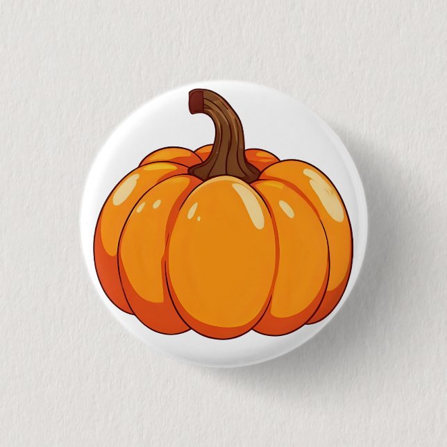Cute Pumpkin Button (Front)