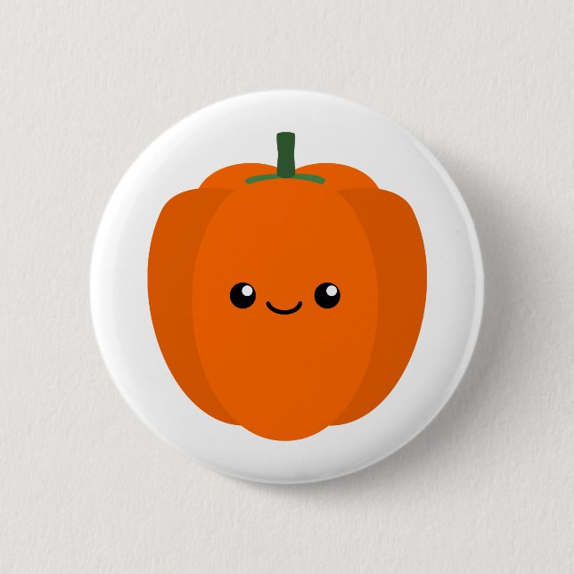 Cute Pumpkin Button (Front)