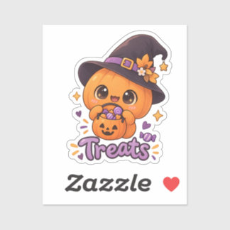 Cute Pumpkin Character 🎃🧡 Sticker
