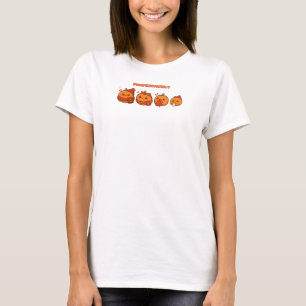 Cute Pumpkin Family Autumn Thanksgiving T-Shirt