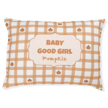 Cute Pumpkin Gingham Baby Good Girl
