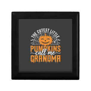 Cute Pumpkin Grandma Halloween Design_1 Gift Box