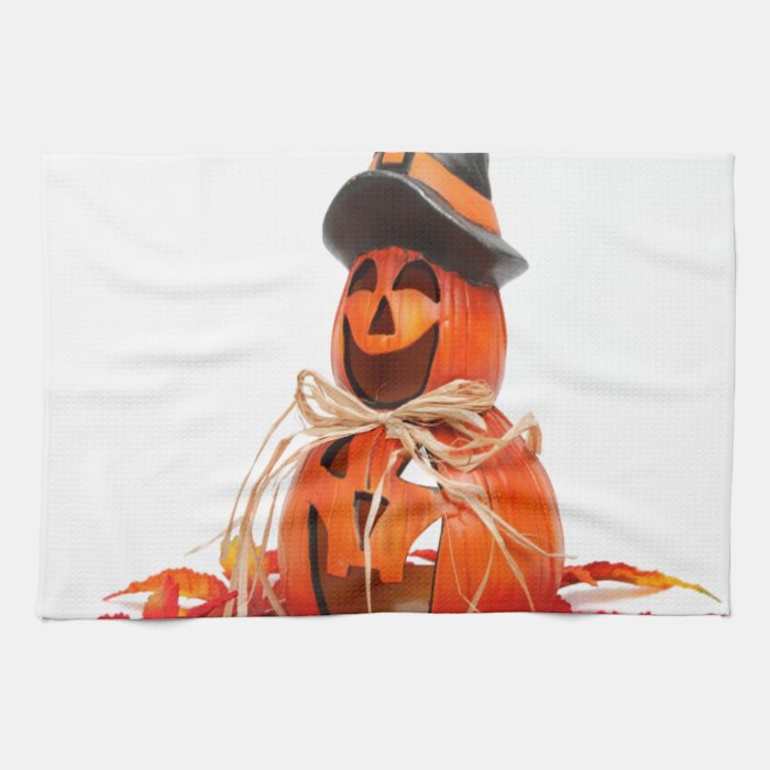 cute pumpkin halloween decoration towels