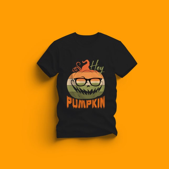 cute pumpkin Halloween - hey pumpkin design T-Shirt (Creator Uploaded)