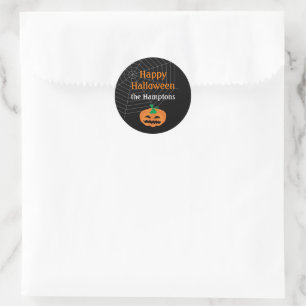 Cute Pumpkin Halloween Party Favor Stickers