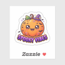 Cute Pumpkin Halloween Sticker