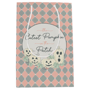 Cute Pumpkin–Happy Halloween Medium Gift Bag