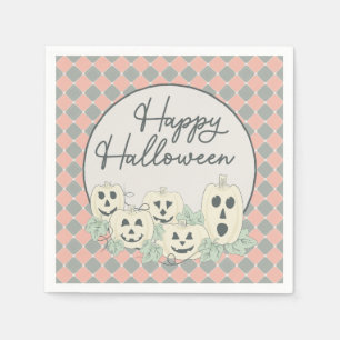 Cute Pumpkin–Happy Halloween Napkins