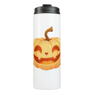 Cute Pumpkin Jack O Lantern Turtle Sea Halloween C Thermal Tumbler