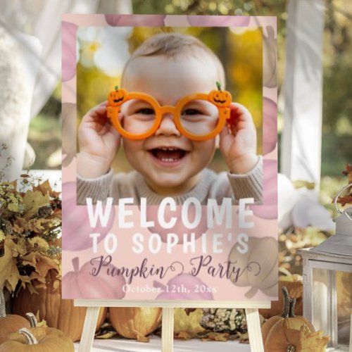 Cute Pumpkin Party & Photo Welcome Party