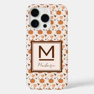 Cute Pumpkin Pattern iPhone 16 Pro Case
