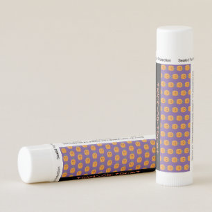 Cute Pumpkin Pattern Thank You Halloween Party Lip Balm