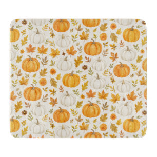 Cute Pumpkin Pattern   Thanksgiving  Cutting Board