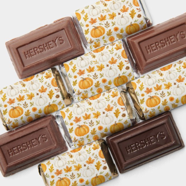 Cute Pumpkin Pattern | Thanksgiving  Hershey's Miniatures (Assorted)