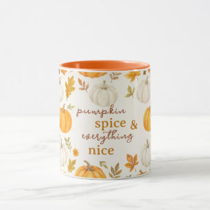 Cute Pumpkin Pattern   Thanksgiving  Mug