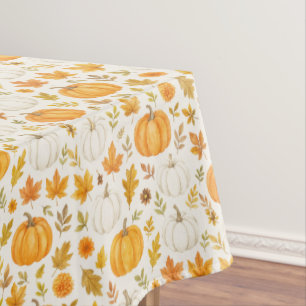 Cute Pumpkin Pattern Thanksgiving Tablecloth