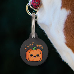 Cute Pumpkin Pet Tag