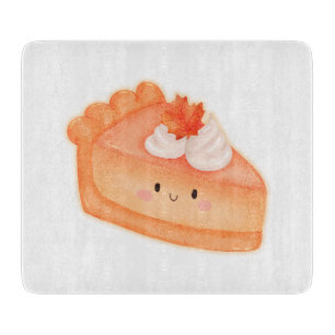 Cute Pumpkin Pie Slice Cutting Board