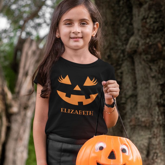 Cute Pumpkin Smile Halloween Gift T-Shirt (Creator Uploaded)