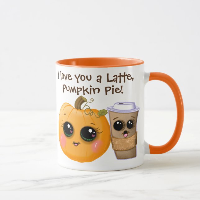 Cute Pumpkin Spice Fall Mug (Right)