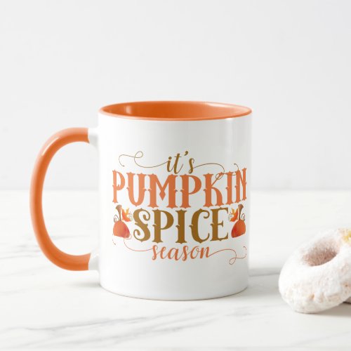 Cute Pumpkin Spice Season Autumn Coffee Mug