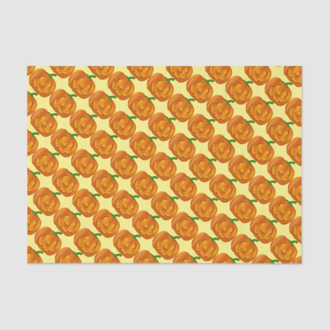 Cute Pumpkin Tissue Paper (Front)
