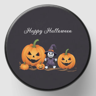 Cute Pumpkins and Little Scarecrow Halloween Mini Candle Favors