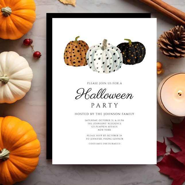 Cute Pumpkins Halloween Invitation (Cute Pumpkins Halloween Invitation)