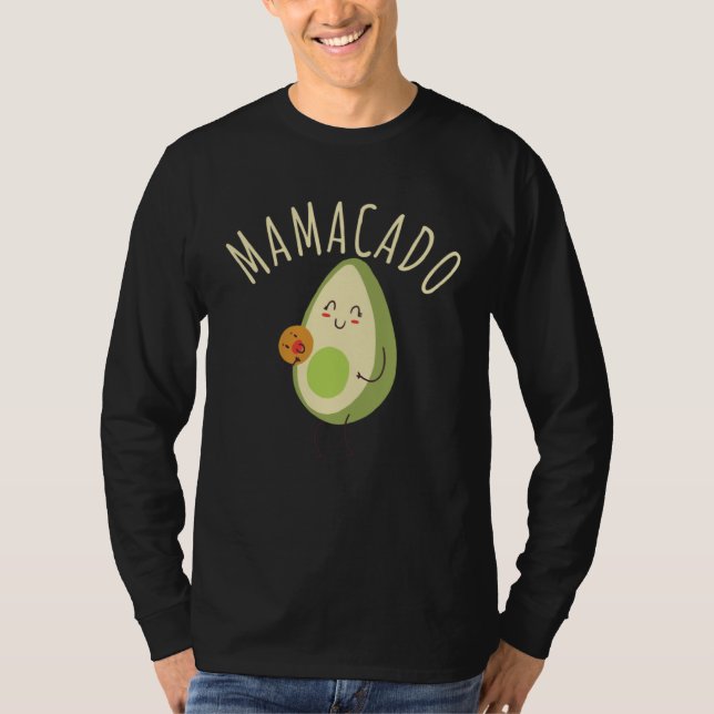 Cute Pun Mamacado T-Shirt (Front)