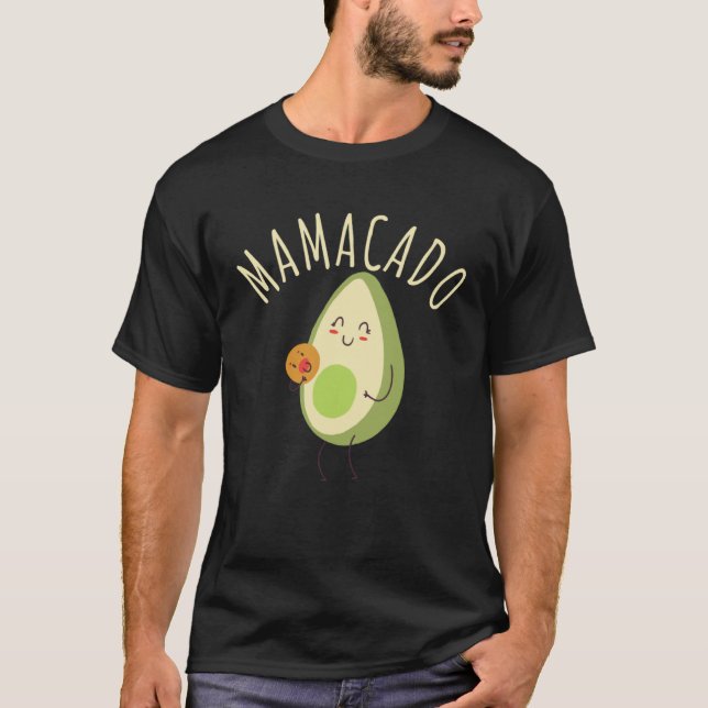 Cute Pun Mamacado T-Shirt (Front)