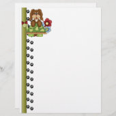 Cute Pup Turtle Letterhead (Front/Back)