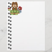 Cute Pup Turtle Letterhead (Front)